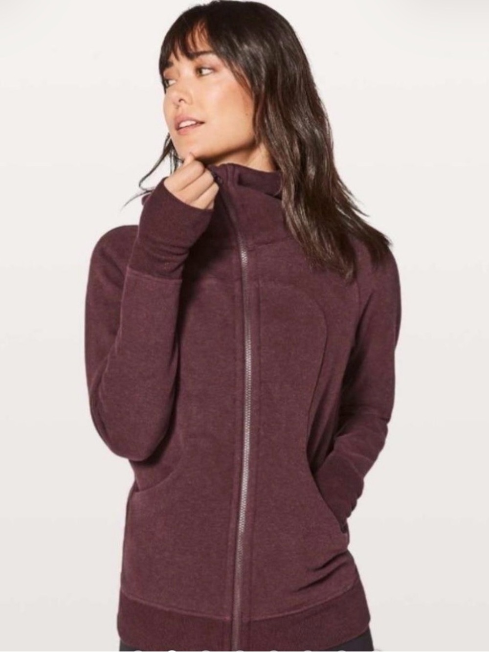 lululemon athletica Plum Scuba Zip Up Hoodie - Picture 4 of 13